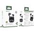 ACEFAST W5 TWS Earphones Hybrid ANC ENC Noise Reduction Bluetooth-Compatible Earbuds, 6-Mic, 30H Battery, Low Latency, IPX4, Fast Charging - Black